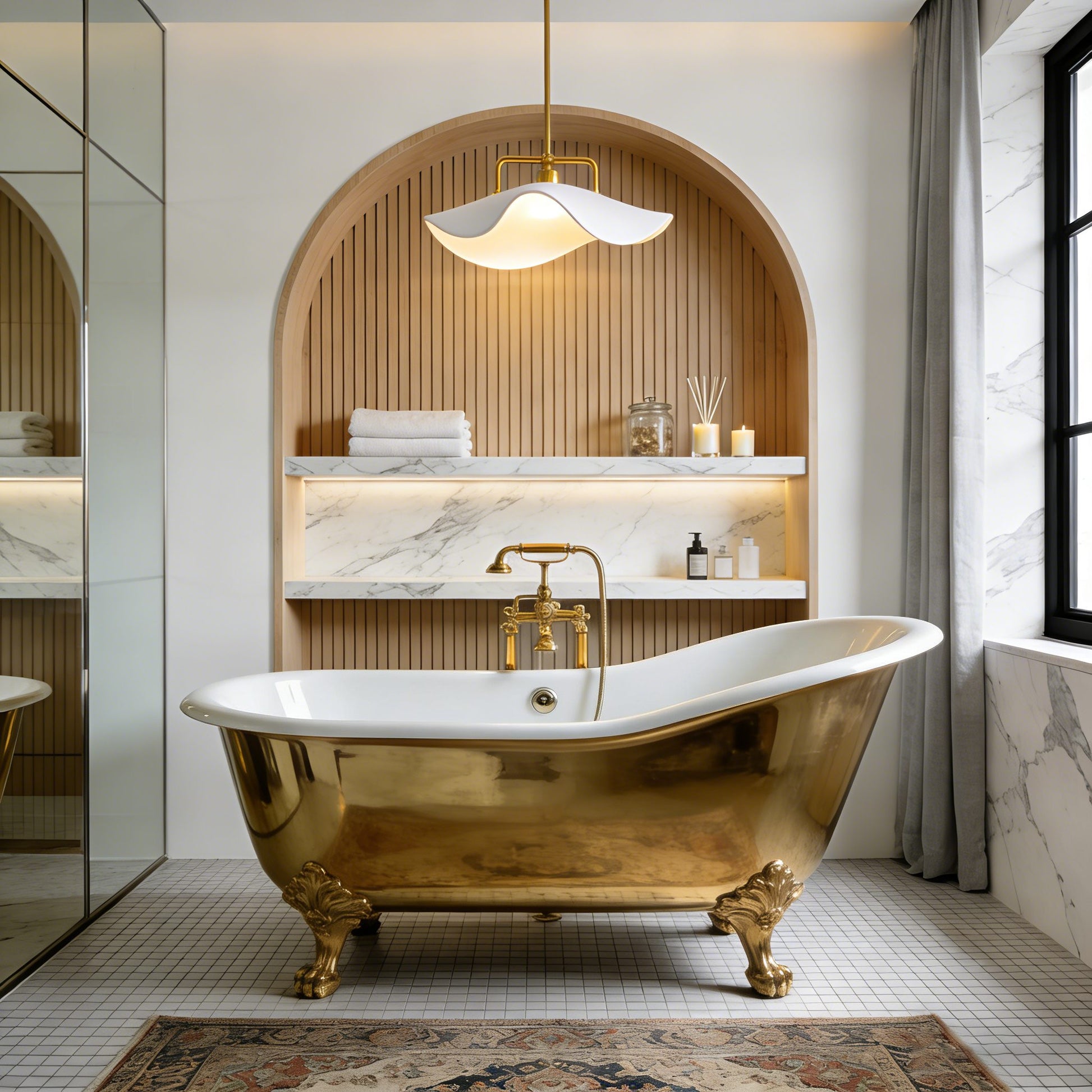 Elite Elegant Custom Durable Cast Iron Clawfoot Tub