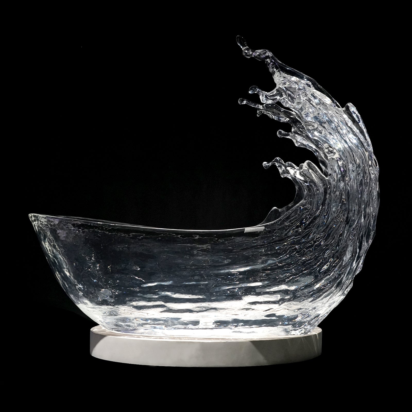 Elite Stylish Crystal Wave-Shaped Modern Bathtub for Sale EC-04