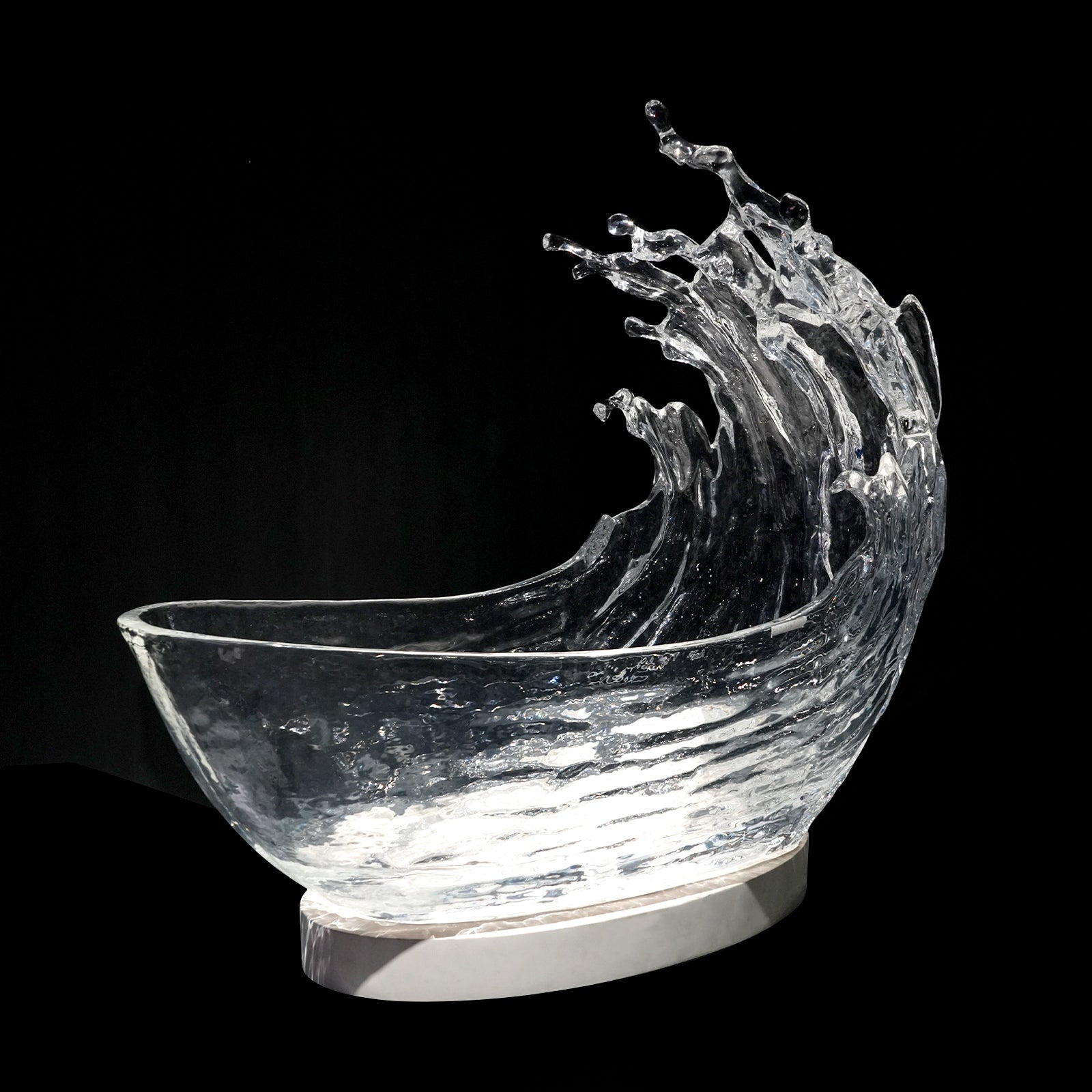 Elite Stylish Crystal Wave-Shaped Modern Bathtub for Sale EC-04