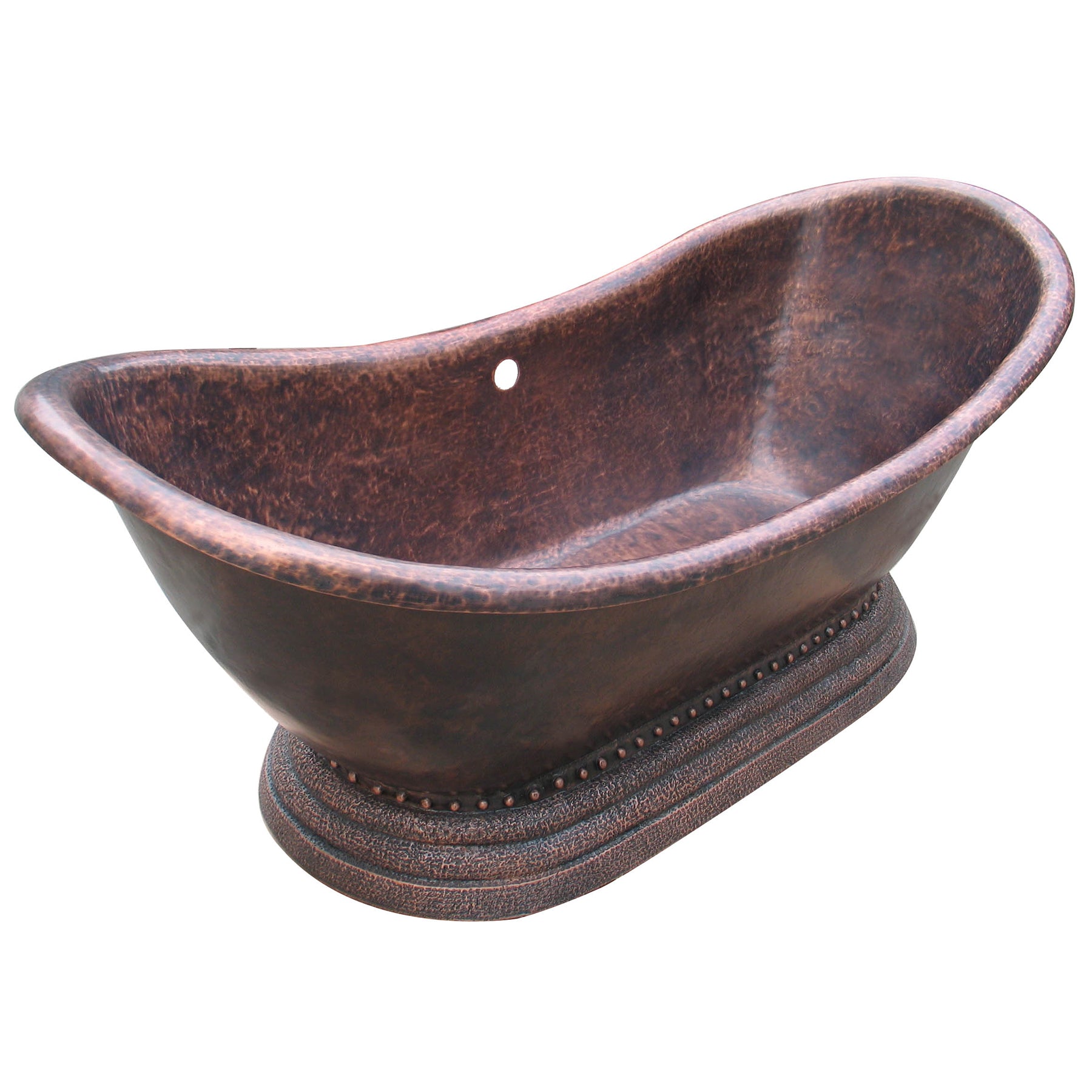 Elitebathtub custom copper double-slipper bathtubs