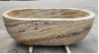 Elite Natural Stone Travetine Freestanding Bathtub In-stcok for Joseph