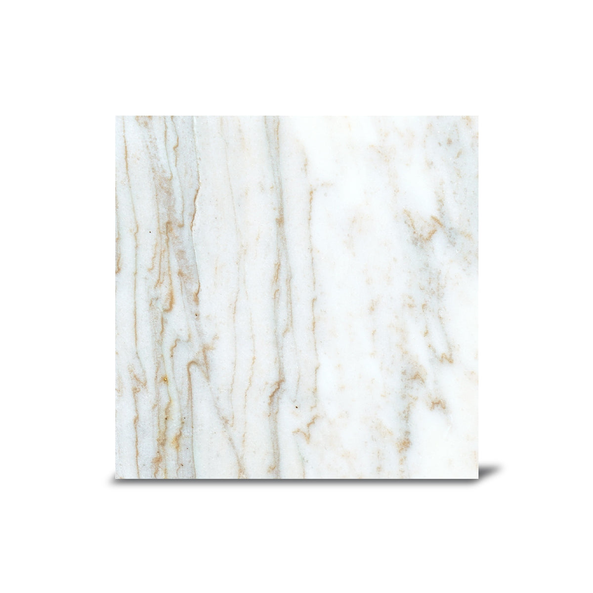 Wooden-grain White Marble Sample for Marble Bathtubs
