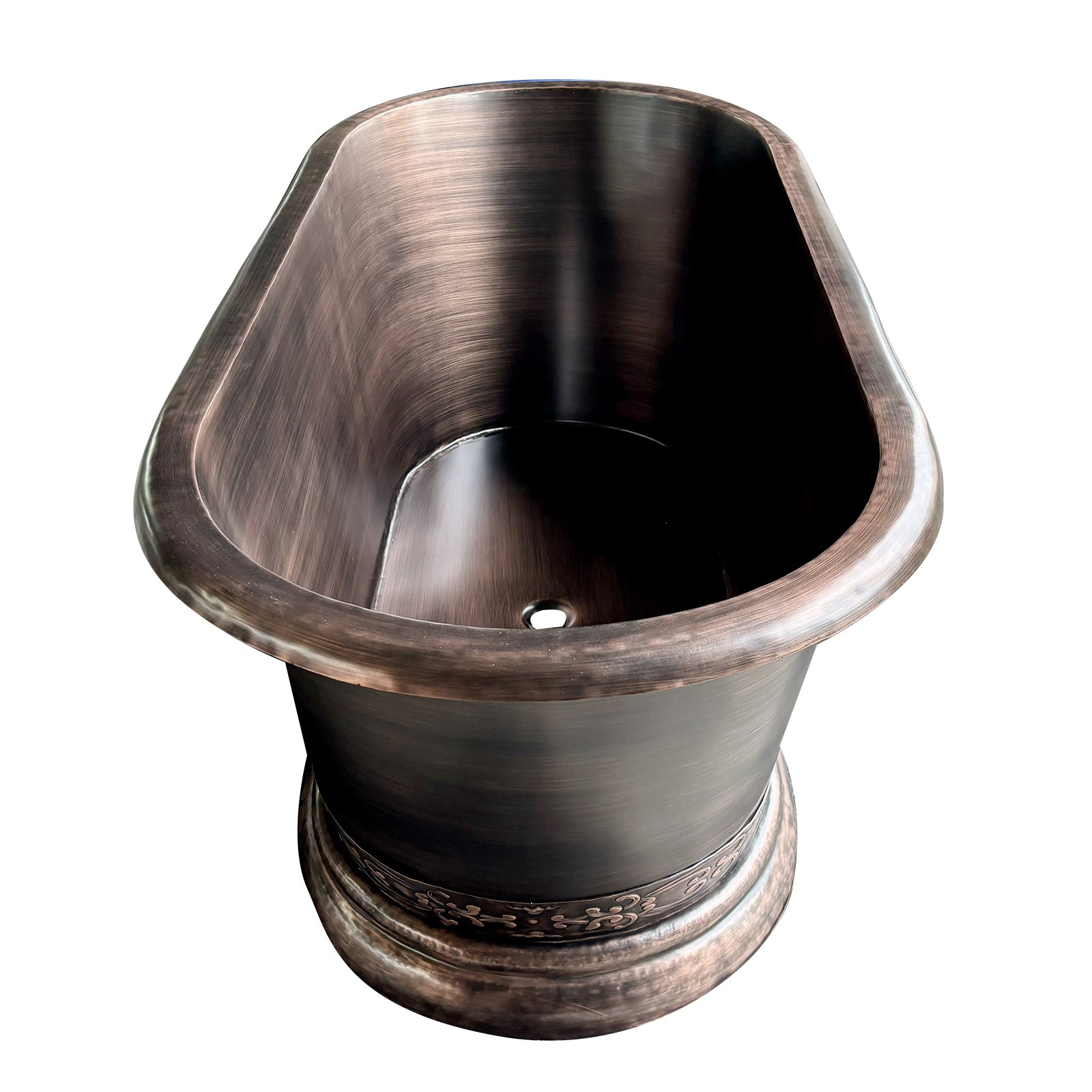 antique copper double ended bathtubs pedestal tub