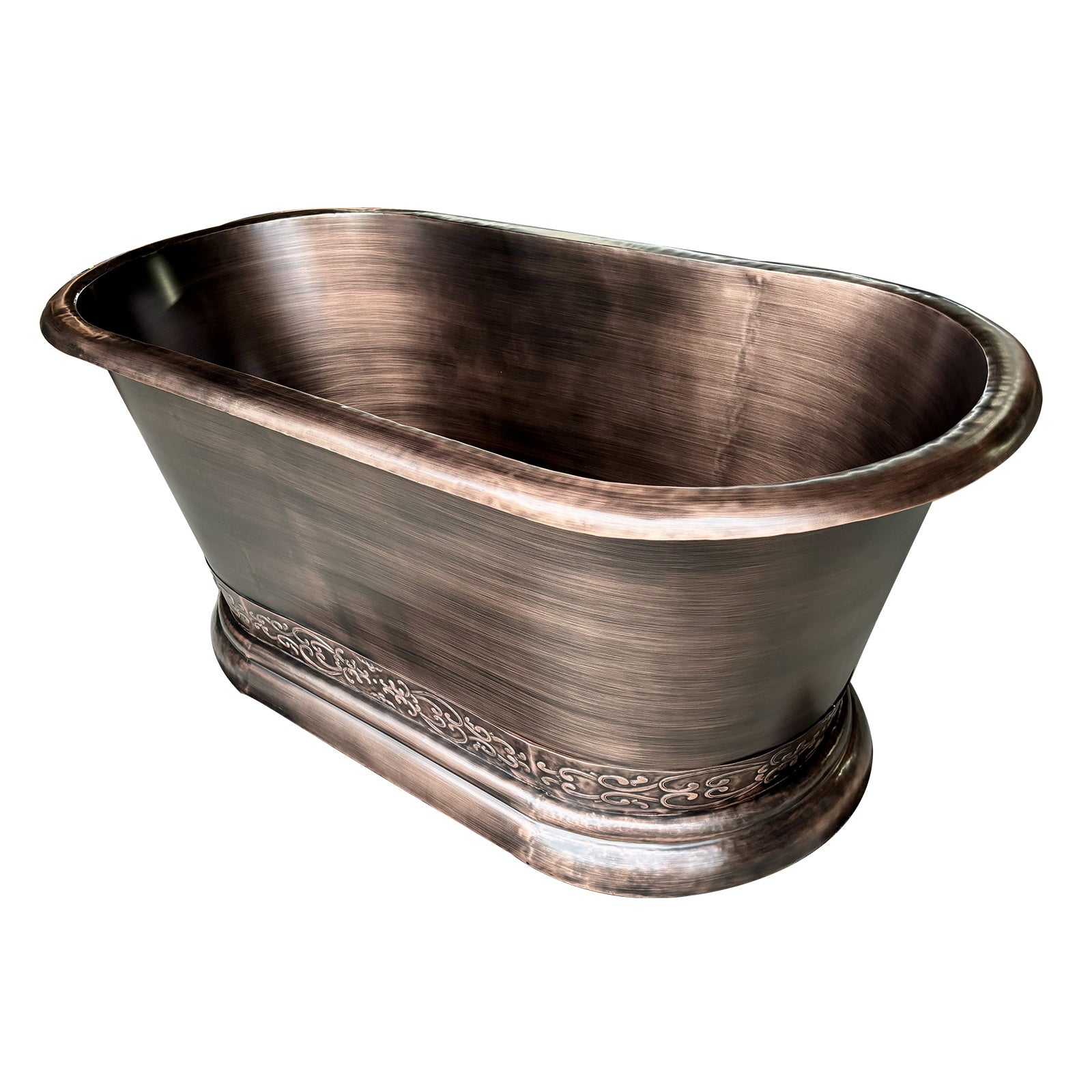 copper double ended freestanding bathtubs