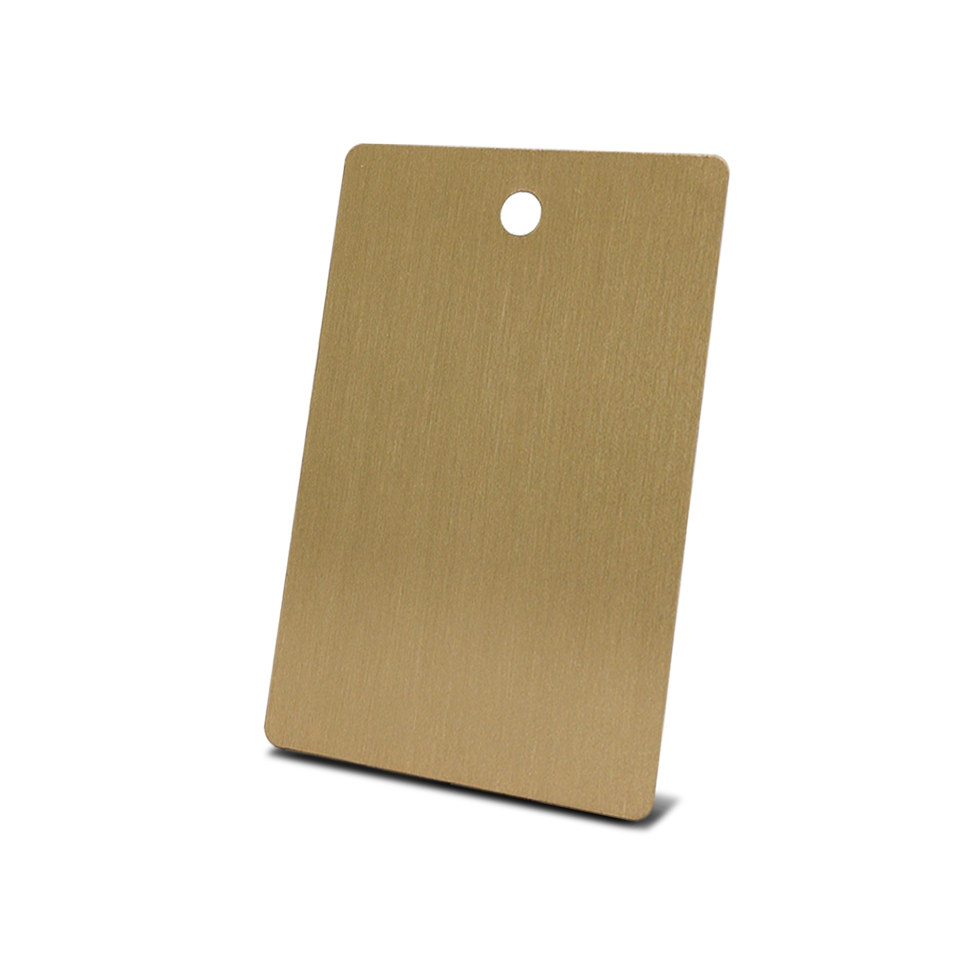 Brushed Brass Sample for Stainless Steel Bathtubs