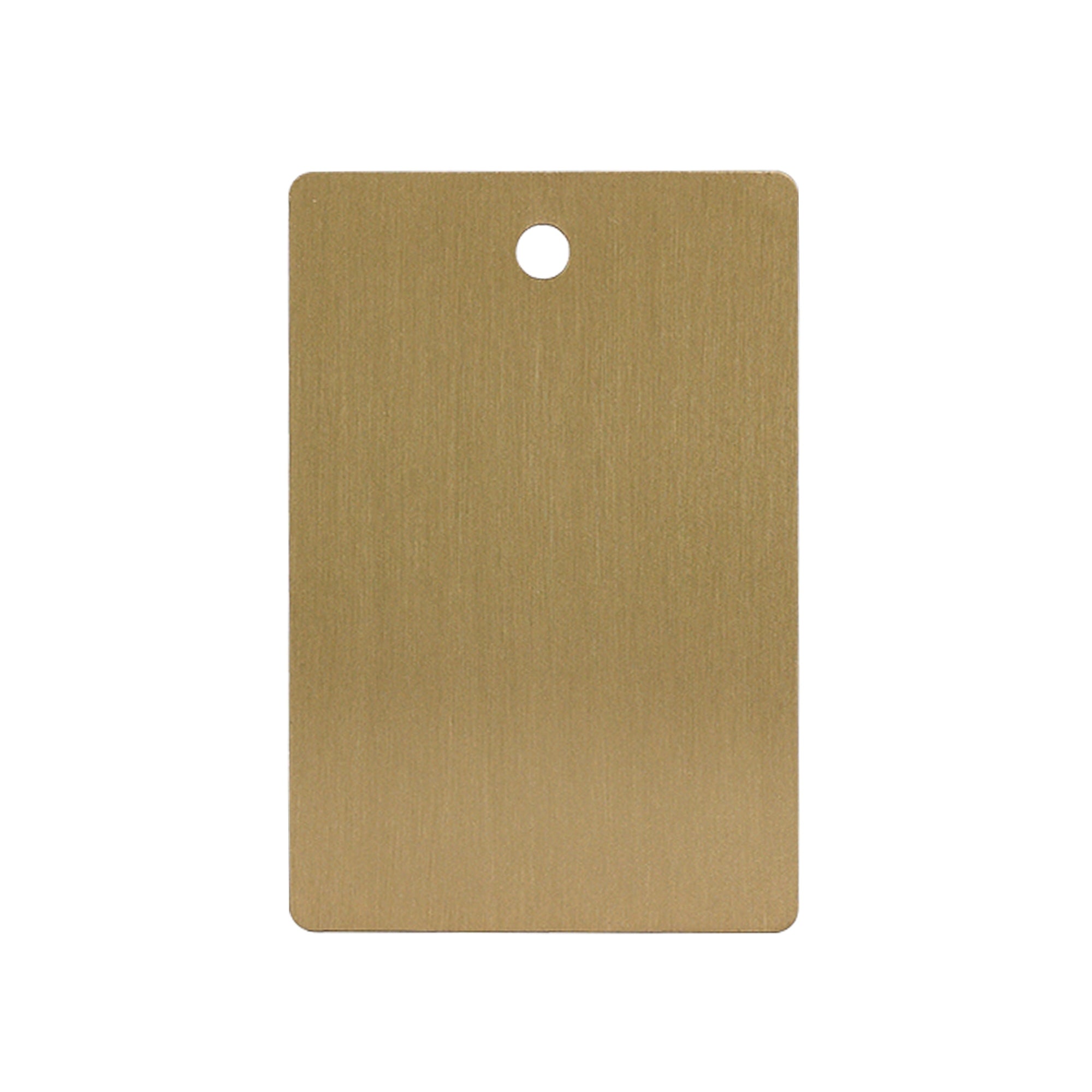 Brushed Brass Sample for Stainless Steel Bathtubs