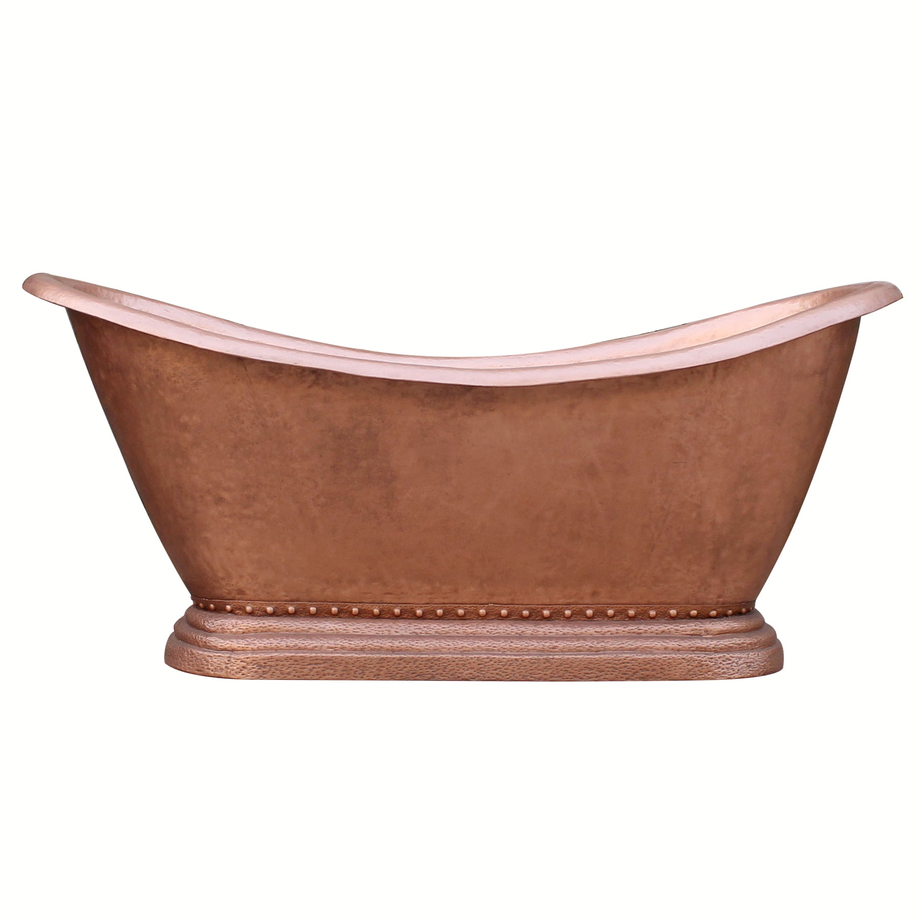 copper doube slipper freestanding bathtubs for bathroom