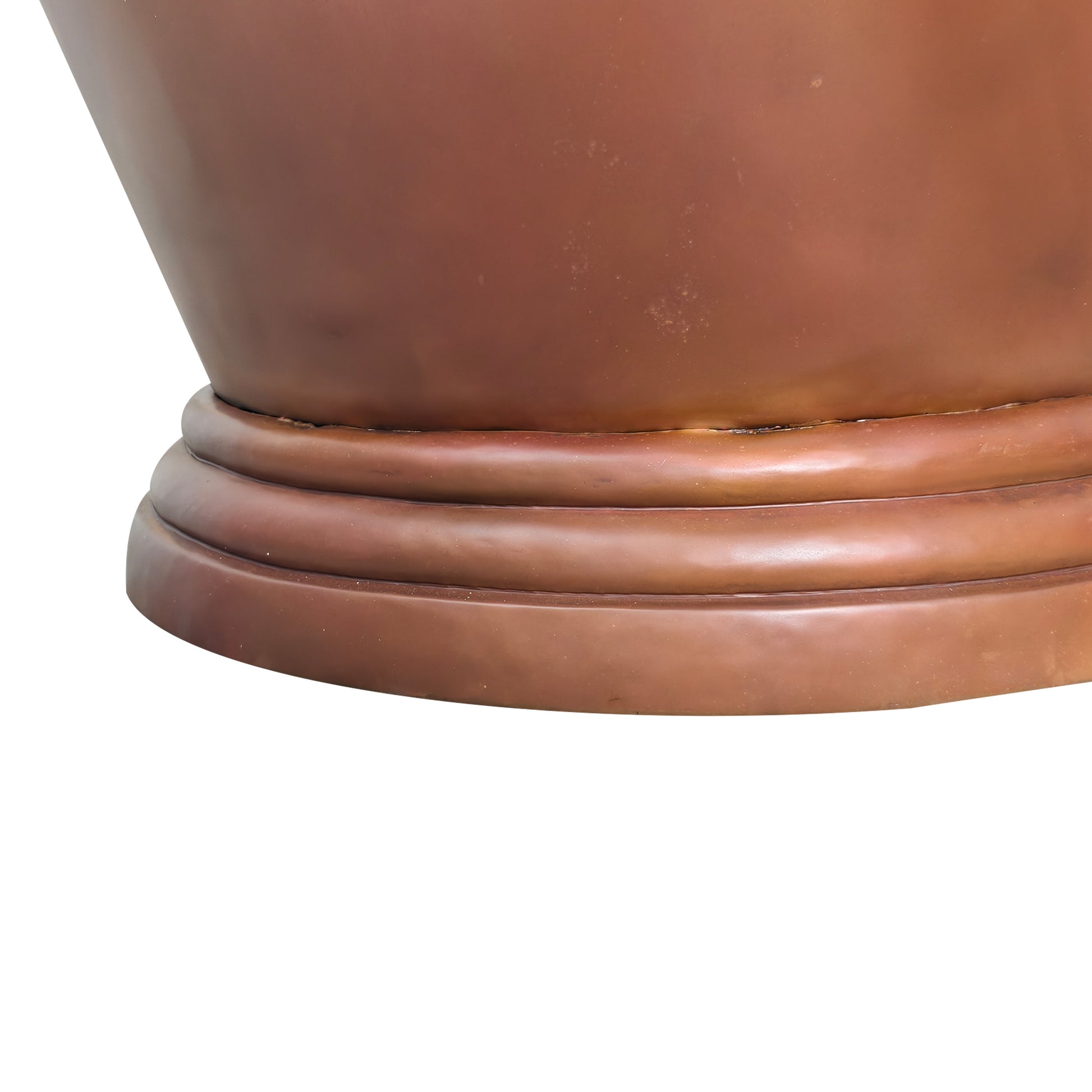 elitebathtub copper double slipper fired patina freestanding bathtubs