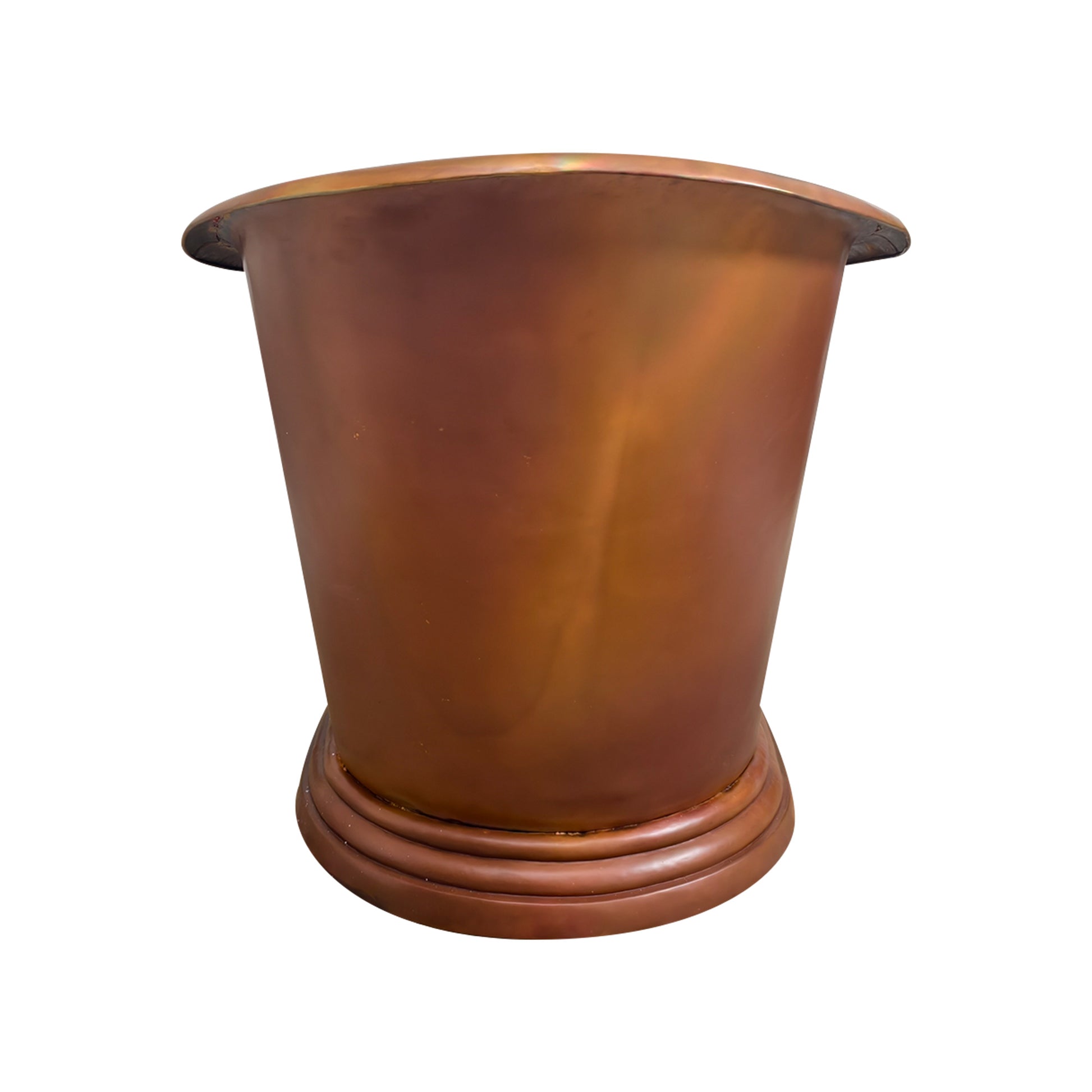 elitebathtub copper double slipper fired patina freestanding bathtubs