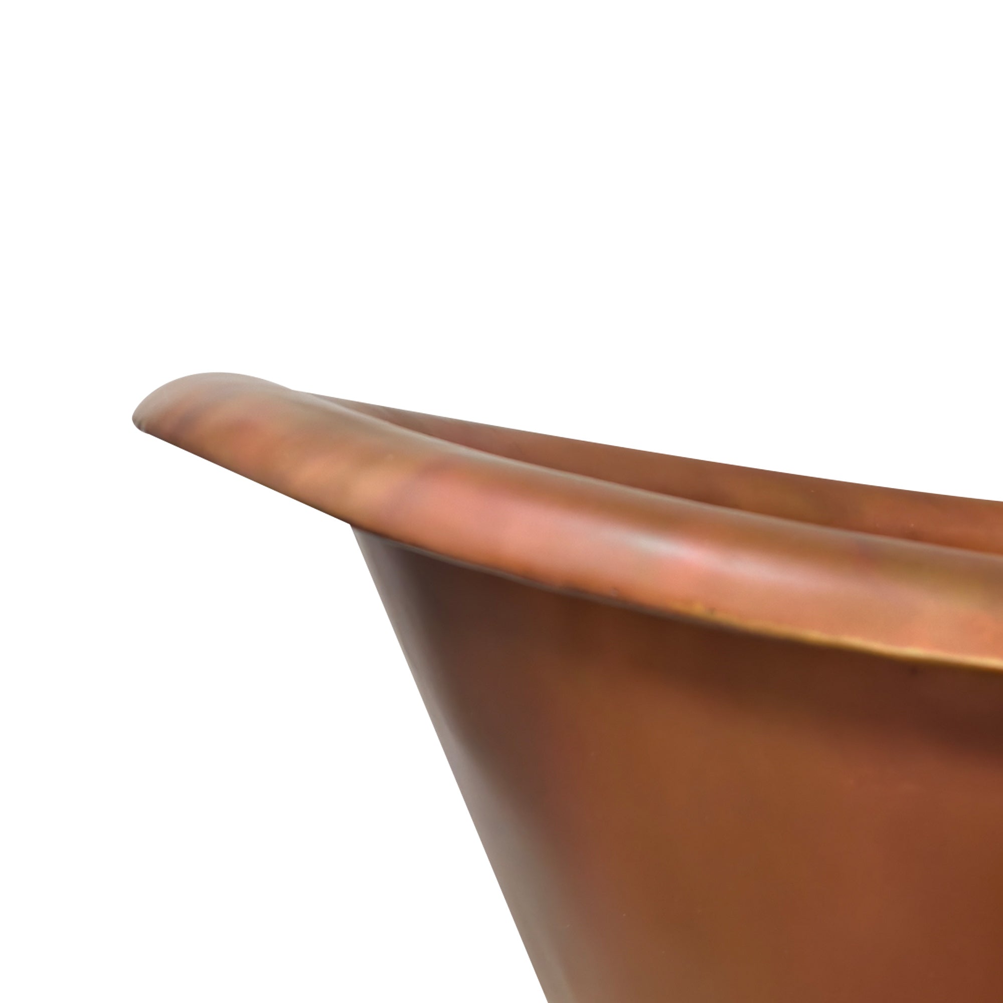 elitebathtub copper double slipper fired patina freestanding bathtubs