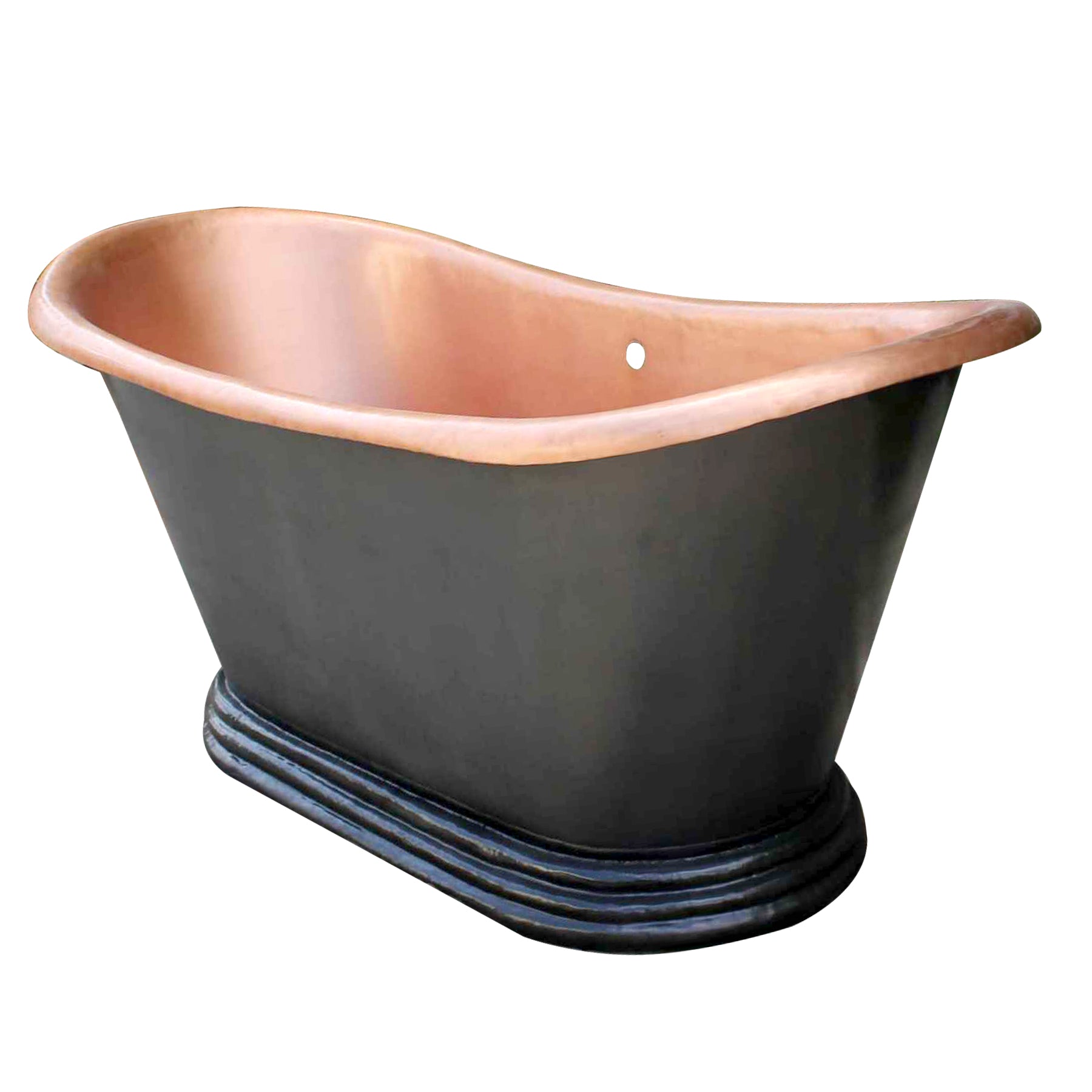 double-slipper copper freestanding bathtubs