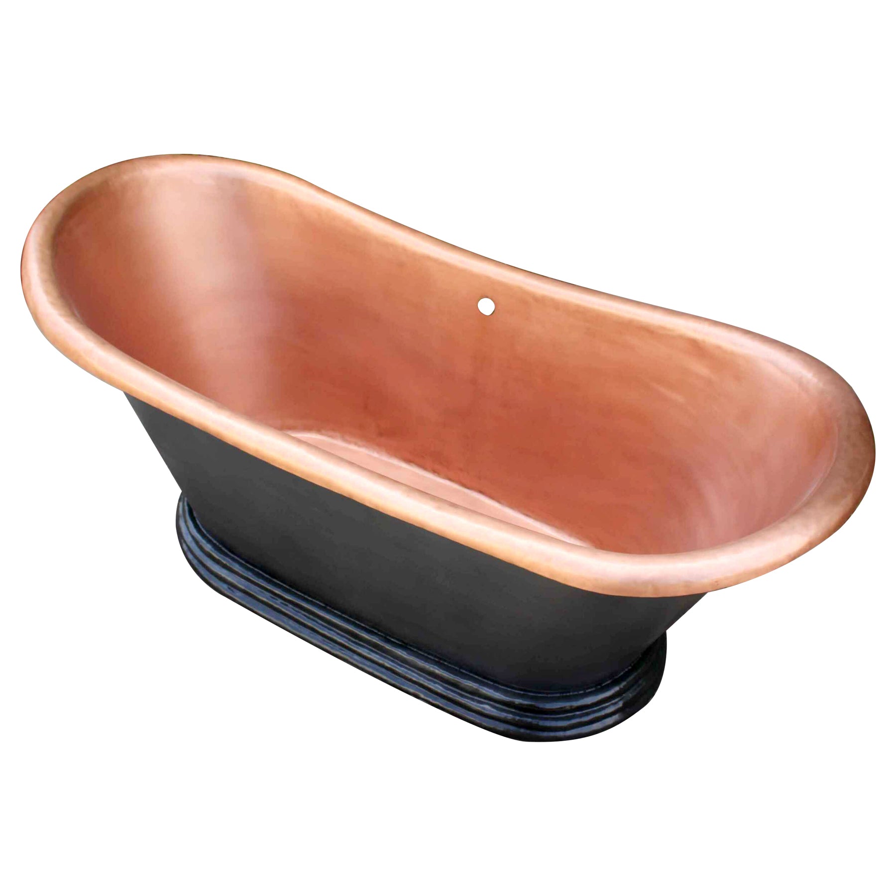 double-slipper copper freestanding bathtubs