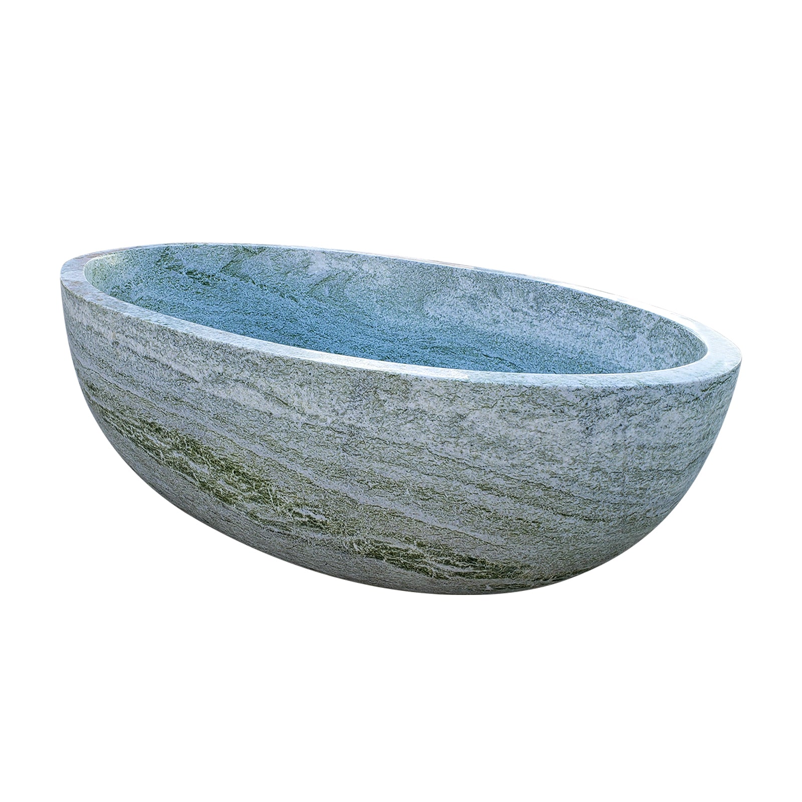 Elite Green Marble Bathtub Soaking Tub ET-M-O27