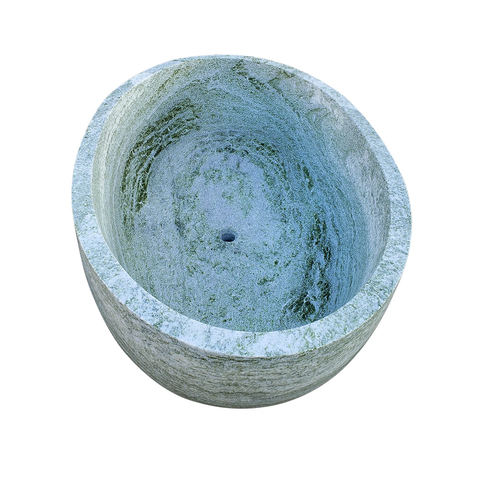 Elite Green Marble Bathtub Soaking Tub ET-M-O27