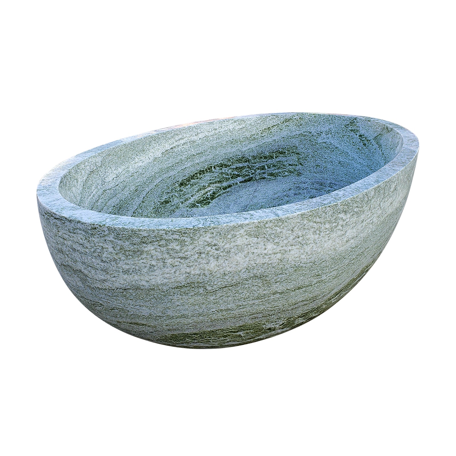 Elite Green Marble Bathtub Soaking Tub ET-M-O27