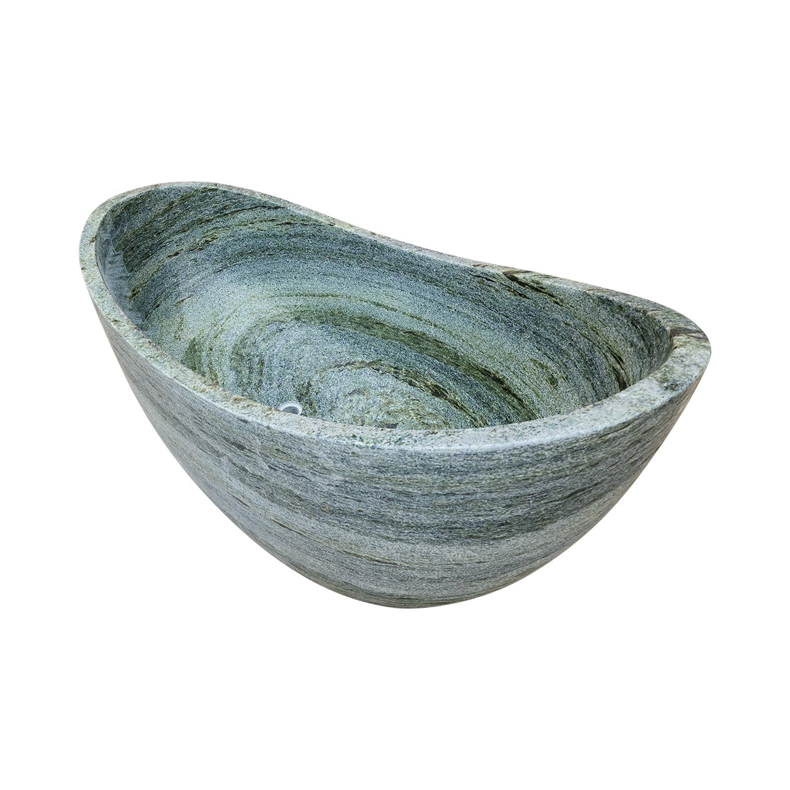 Elite Green Marble Bathtub Soaking Tub ET-M-O28