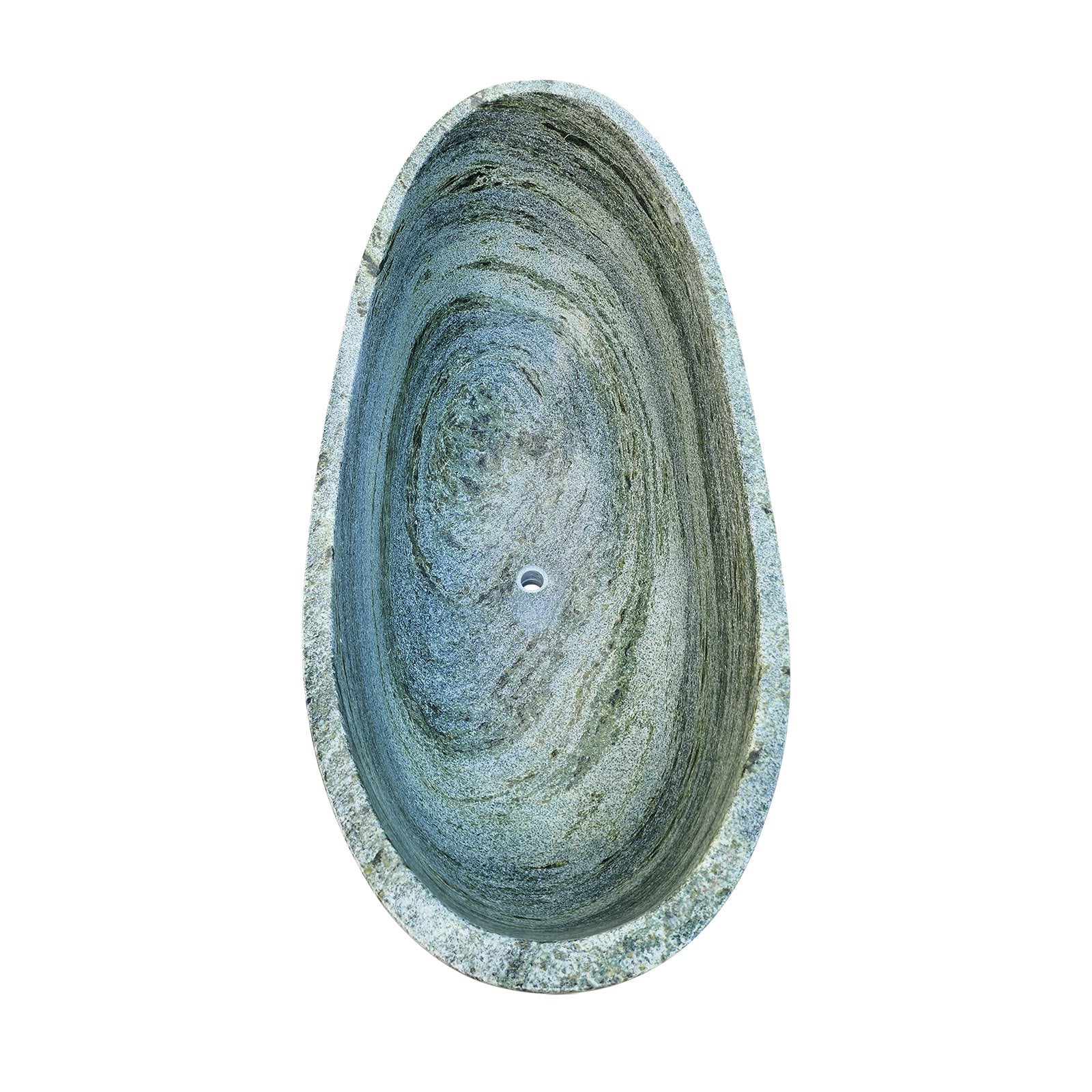 Elite Green Marble Bathtub Soaking Tub ET-M-O28