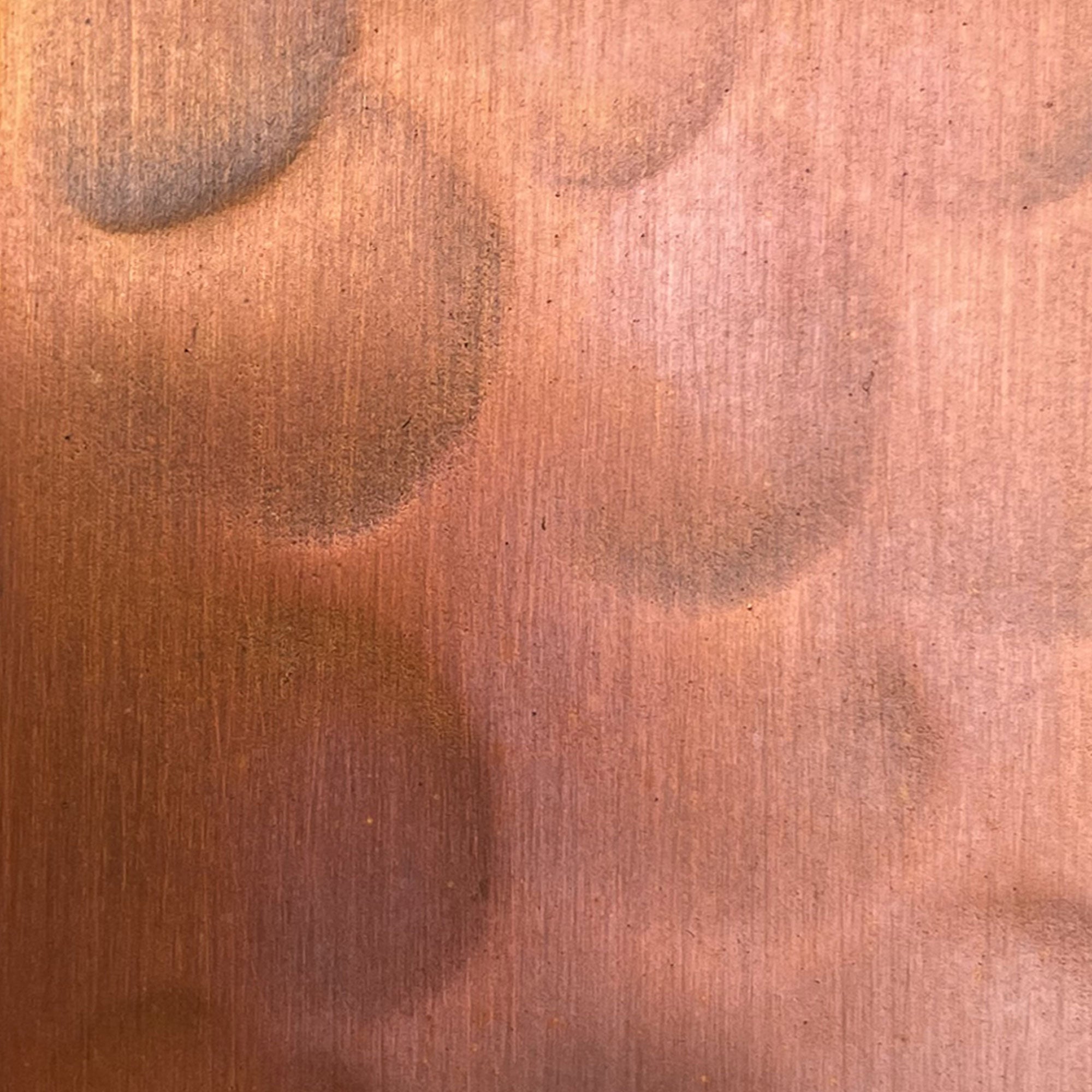 fired copper light hammered color sample (1)