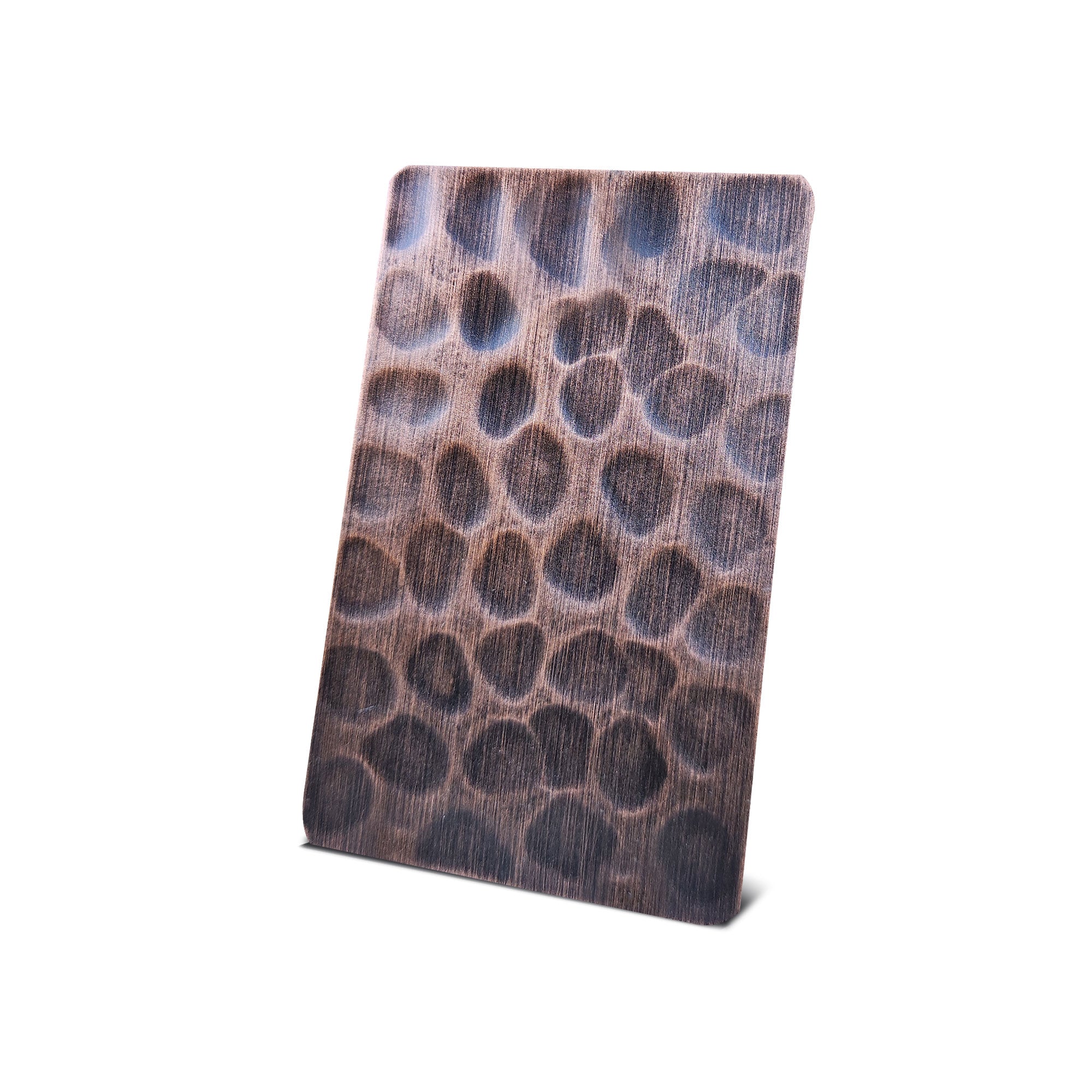 medium heavy hammered color finish