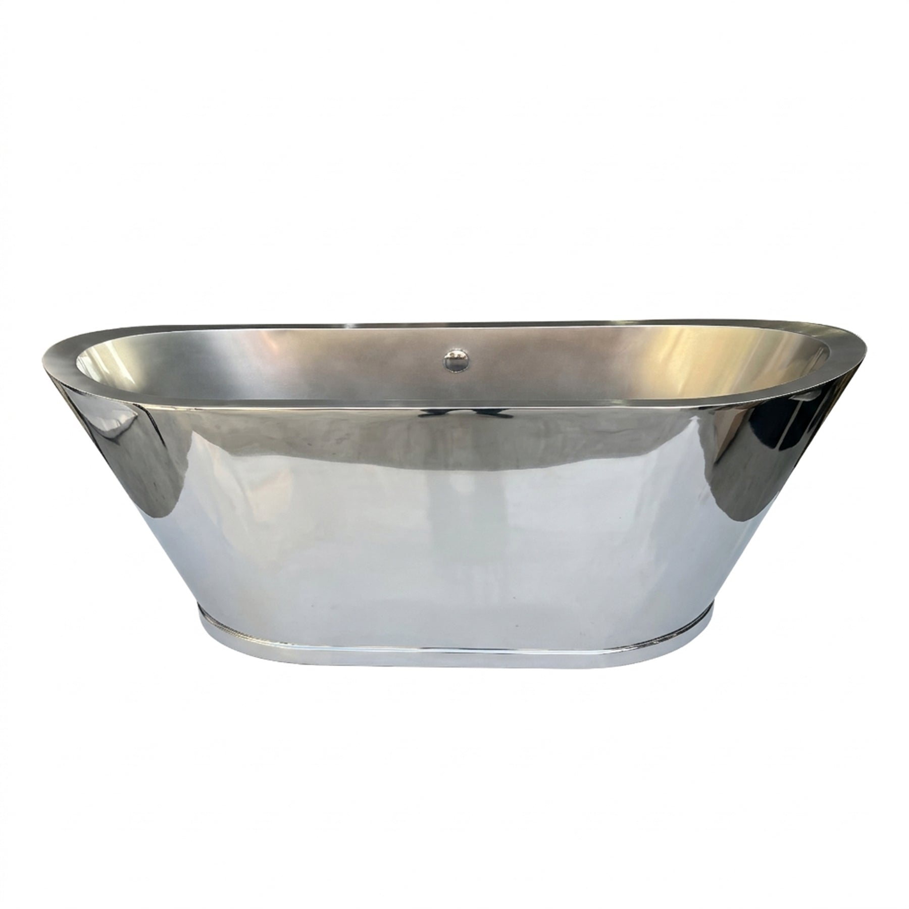 Elite Custom Double-wall Stainless Steel Soaking Freestanding Bathtub for Hasan